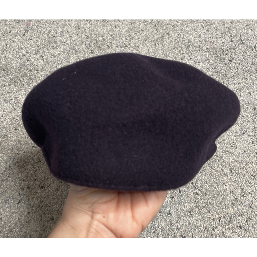 Vintage Burberrys Newsboy Cap Beret Sz 7 1/2" 100% Wool Hunting Hat England - Picture 4 of 13